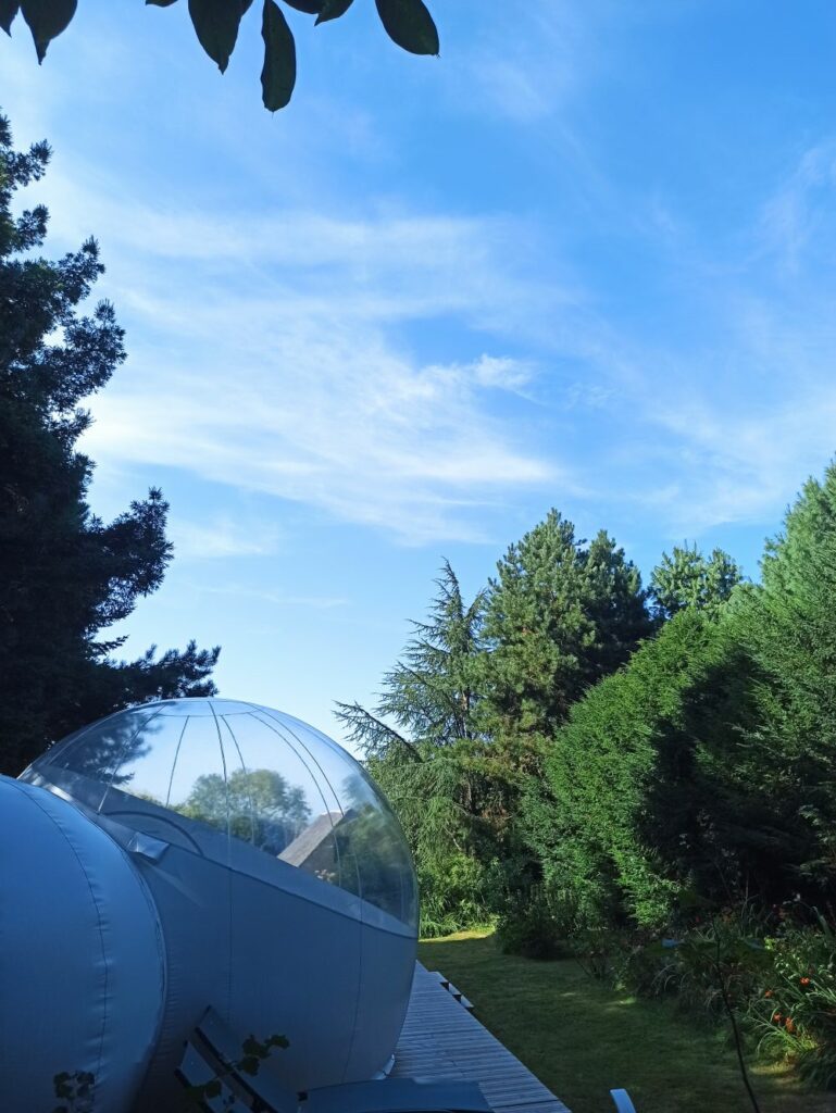 Nuit dans une bulle en Normandie