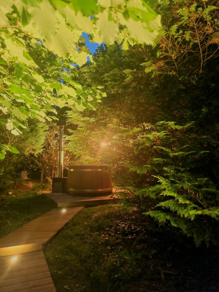 Bulle Dôme La Parenthèse Insolite Bain Nordique nuit vue magique