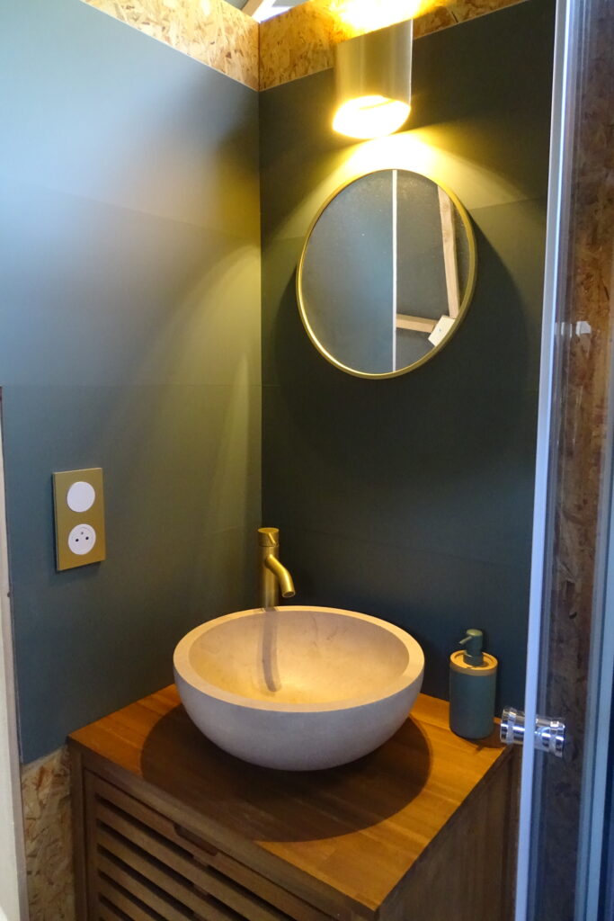 Bulle Dôme salle de bain meuble vasque premium